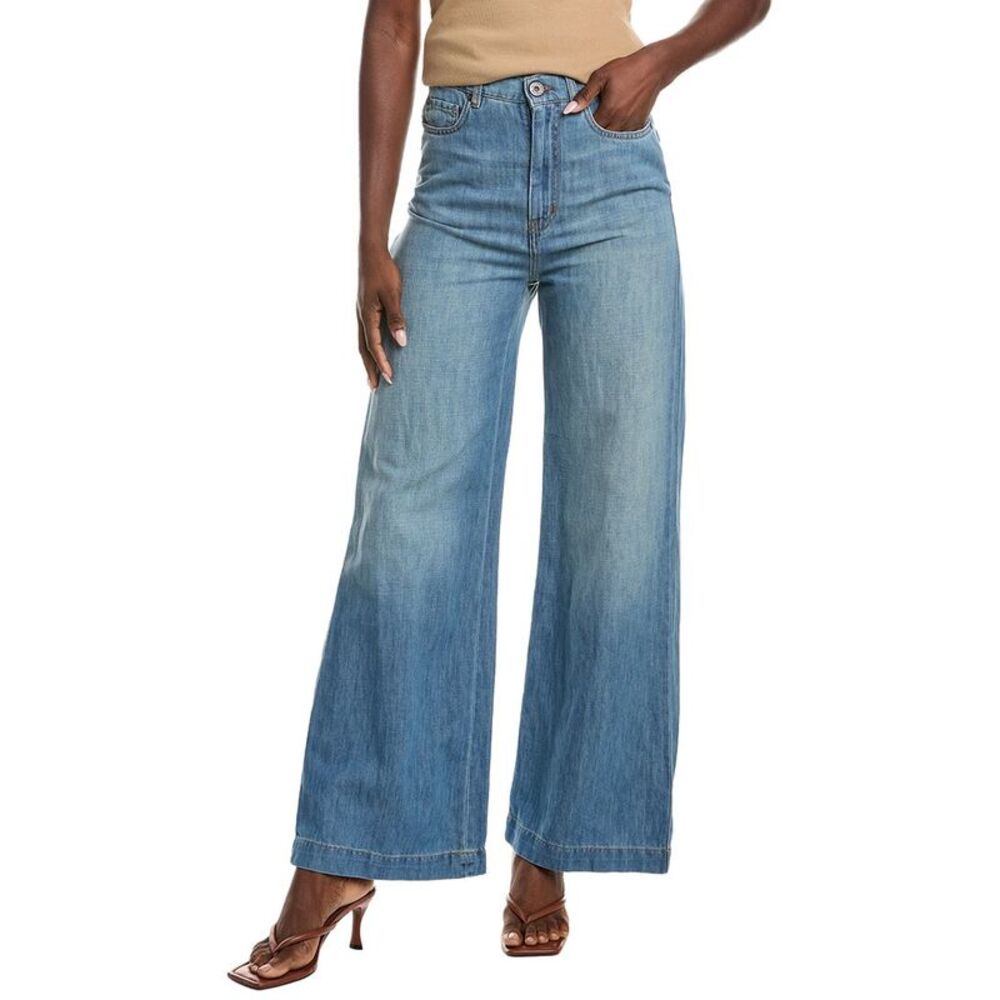 Max Mara Womens  Studio Volpino Straight Jean, White